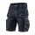 NEO TOOLS Farmer Rövid munkásnadrág, DENIM, cipzáros oldalzsebekkel, 98% pamut, 410g/m2, L 81-279-L