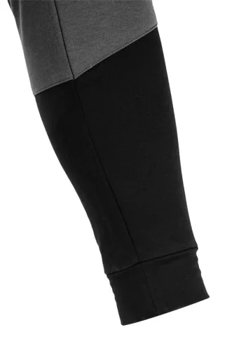 NEO TOOLS Melegítő nadrág COMFORT, fekete-szürke, 57%pamut 39% poliészter, L 81-282-L