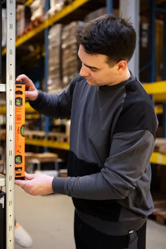 NEO TOOLS Melegítő nadrág COMFORT, fekete-szürke, 57%pamut 39% poliészter, XXXL 81-283-XXXL