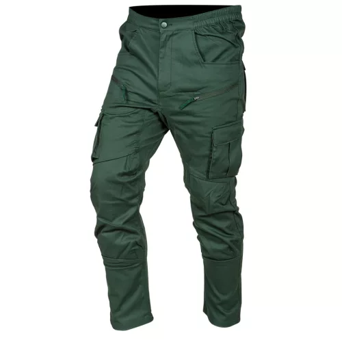 NEO TOOLS Munkásnadrág, OUTDOOR, zöld, 80% pamut, S 81-286-S