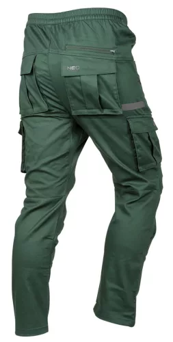 NEO TOOLS Munkásnadrág, OUTDOOR, zöld, 80% pamut, XS 81-286-XS