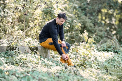 NEO TOOLS Munkásnadrág, OUTDOOR, 4 irányú sztreccs, mustár színű, M 81-291-M