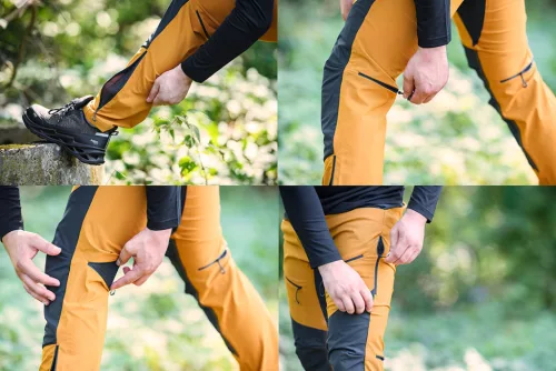 NEO TOOLS Munkásnadrág, OUTDOOR, 4 irányú sztreccs, mustár színű, XXL 81-291-XXL