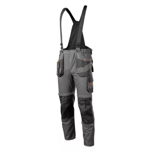 NEO TOOLS Munkanadrág, kantáros, 6 az 1-ben, 100% pamut, XS 81-321-XS