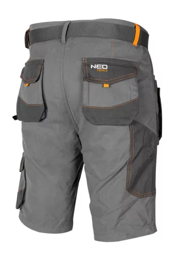 NEO TOOLS Rövid munkásnadrág, 100% pamut, L 81-331-L