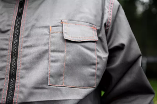 NEO TOOLS Munkavédelmi kabát, BASIC, L/54, 35% pamut, 65% polyester, Többfunkciós zsebek, gumírozott derék, CE EN341 81-410-LD