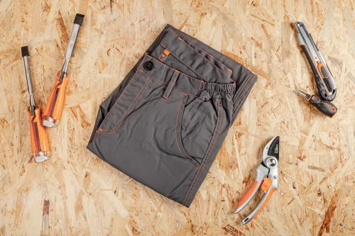 NEO TOOLS Munkásnadrág, BASIC, XL/56, 35% pamut, 65% polyester, 245 g/m2, Többfunkciós zsebek, térdprotektor zseb, XL 81-420-XL