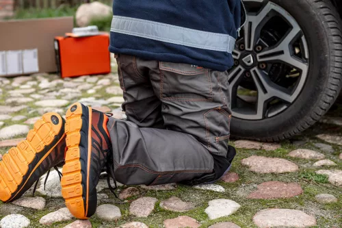 NEO TOOLS Munkásnadrág, BASIC, XXL/58, 35% pamut, 65% polyester, 245 g/m2, Többfunkciós zsebek, térdprotektor zseb, XXL 81-420-XXL