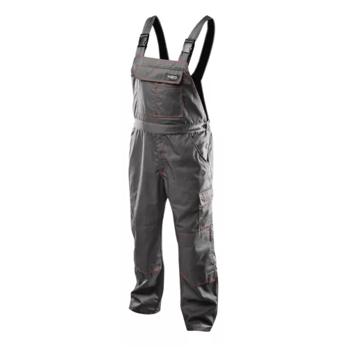 NEO TOOLS Kantáros Munkásnadrág, BASIC, L/52, 35% pamut, 65% polyester, 245 g/m2, térdprotektor zseb, L 81-430-L