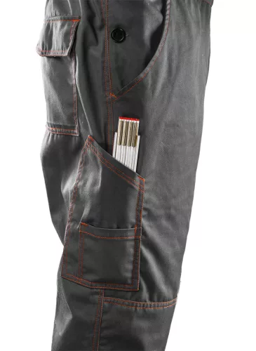 NEO TOOLS Kantáros Munkásnadrág, BASIC, XXL/58, 35% pamut, 65% polyester, 245 g/m2, térdprotektor zseb, XXL 81-430-XXL