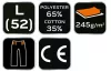 NEO TOOLS Rövid munkásnadrág, BASIC, L/52 81-440-L