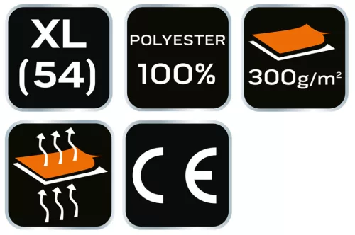 NEO TOOLS Polár Munkavédelmi kabát, sötétszürke, XL 81-503-XL