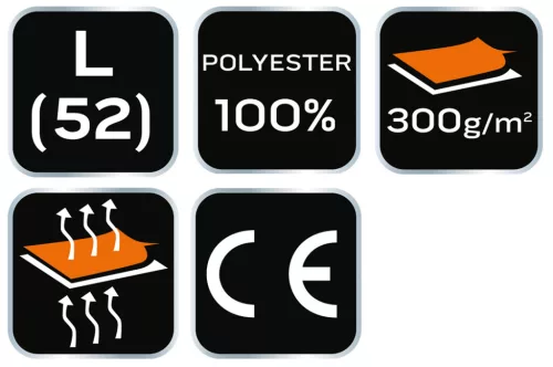 NEO TOOLS Polár Munkavédelmi kabát, zöld, L 81-504-L