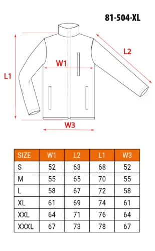 NEO TOOLS Polár Munkavédelmi kabát, zöld, XL 81-504-XL