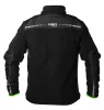 NEO TOOLS Polár Munkavédelmi kabát, PREMIUM, fekete, cordura megerősítésekkel, 300g/m2, S 81-507-S