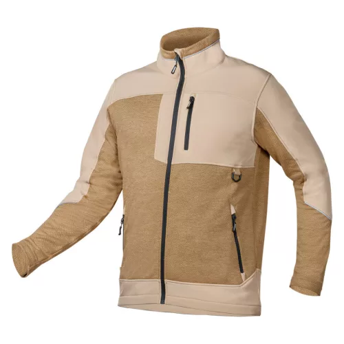 NEO TOOLS Softshell Munkavédelmi kabát, OUTDOOR, bézs, M 81-516-M