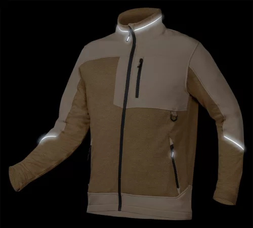 NEO TOOLS Softshell Munkavédelmi kabát, OUTDOOR, bézs, XXL 81-516-XXL