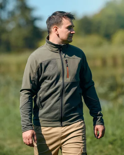 NEO TOOLS Softshell Munkavédelmi kabát, OUTDOOR, zöld, M 81-517-M
