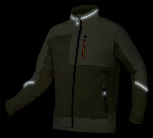 NEO TOOLS Softshell Munkavédelmi kabát, OUTDOOR, zöld, M 81-517-M