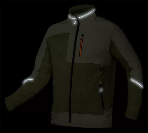 NEO TOOLS Softshell Munkavédelmi kabát, OUTDOOR, zöld, S 81-517-S