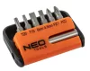 NEO TOOLS Csavarhúzó bitkészlet 7db 25 év garanciával 06-101