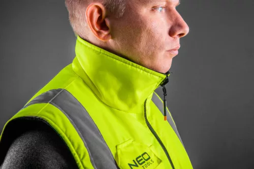 NEO TOOLS Kifordítható láthatósági Munkavédelmi mellény, M 81-520-M