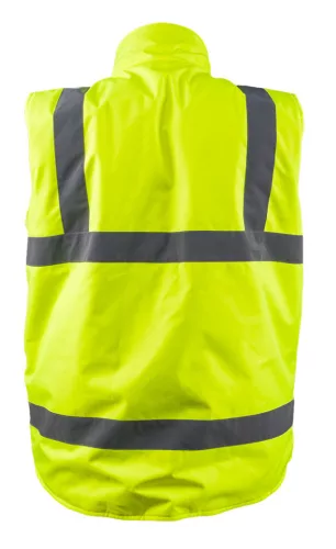 NEO TOOLS Kifordítható láthatósági Munkavédelmi mellény, S 81-520-S