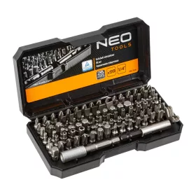   NEO TOOLS Csavarhúzó bitkészlet 100db 25 év garanciával 06-104