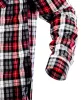 NEO TOOLS Flanel munkaing, piros-fekete-fehér, 100% pamut, S 81-540-S