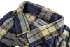 NEO TOOLS Flanel munkaing, kék-oliva-fekete, 100% pamut, XL 81-541-XL