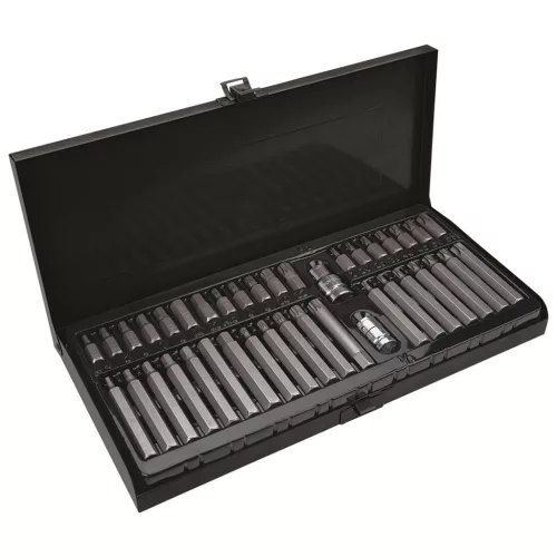 NEO TOOLS Csavarhúzó bitkészlet, hajtószárral 40db 25 év garanciával 06-107