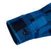 NEO TOOLS Flanel munkaing, tengerészkék-fekete, 100% pamut, L 81-545-L