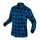 NEO TOOLS Flanel munkaing, tengerészkék-fekete, 100% pamut, M 81-545-M