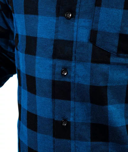 NEO TOOLS Flanel munkaing, tengerészkék-fekete, 100% pamut, XXL 81-545-XXL
