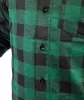 NEO TOOLS Flanel munkaing, zöld-fekete, 100% pamut, M 81-546-M