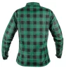 NEO TOOLS Flanel munkaing, zöld-fekete, 100% pamut, XL 81-546-XL
