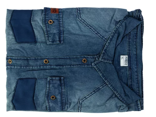 NEO TOOLS Farmer munkaing, DENIM, 100% pamut, M 81-549-M