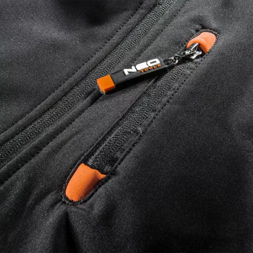 NEO TOOLS Softshell Munkavédelmi kabát, Víz- és szélálló, S/48 Vízálló (5000mm), szellőztető szelepek (3000mpv), S 81-550-S
