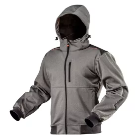   NEO TOOLS Softshell Munkavédelmi kabát, levehető kapucnival, XXXL 81-551-XXXL