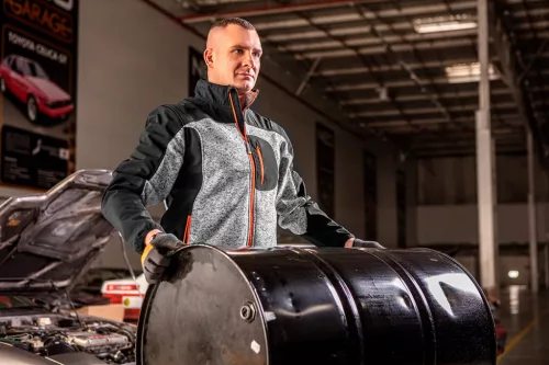 NEO TOOLS Munkavédelmi kabát, softshell betétekkel, XXL 81-555-XXL