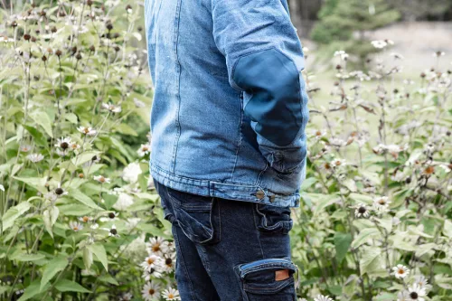 NEO TOOLS Farmer Munkavédelmi kabát, DENIM, béléssel, XXL 81-557-XXL