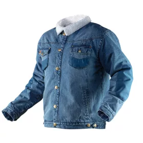   NEO TOOLS Farmer Munkavédelmi kabát, DENIM, béléssel, XXXL 81-557-XXXL