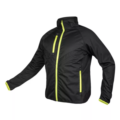 NEO TOOLS Softshell munkavédelmi kabát, fekete-sárga, XL 81-562-XL