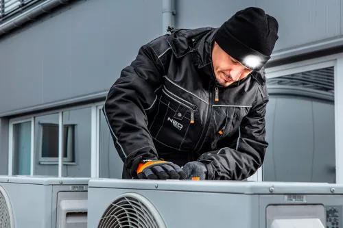 NEO TOOLS Téli Munkavédelmi kabát, oxford szövet, M 81-570-M
