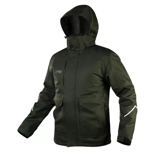 NEO TOOLS Téli Munkavédelmi kabát, olíva, CAMO, M 81-573-M