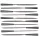 TOPEX TŰRESZELŐ készlet 10db (3x140mm) 06A015