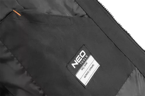 NEO TOOLS Téli Munkavédelmi kabát, Fekete, S 81-574-S