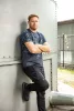 NEO TOOLS Munkavédelmi póló, CAMO Navy, tengerészkék, terepmintás, 100% pamut, XXL 81-603-XXL