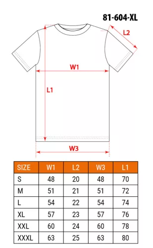 NEO TOOLS Munkavédelmi póló, feliratos, szürke, CAMO, 100% pamut, 180g/m2, XL 81-604-XL