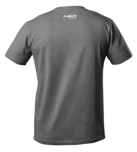 NEO TOOLS Munkavédelmi póló, feliratos, szürke, CAMO, 100% pamut, 180g/m2, XXL 81-604-XXL